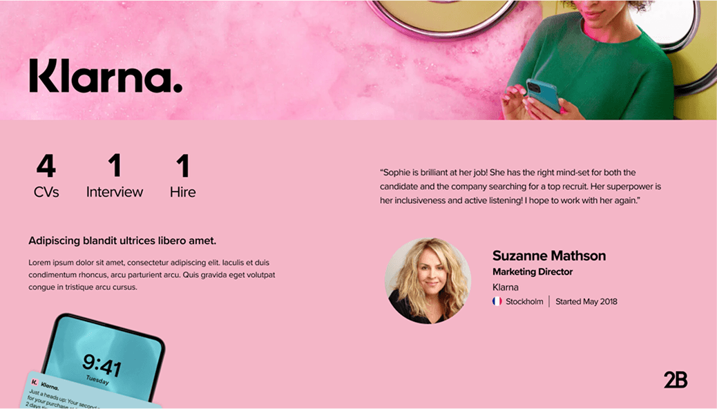 Slide deck hero preview